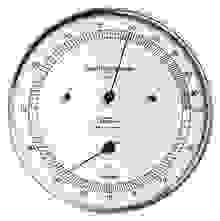 Thermo-Hygrometer ideal für Messungen im Freien. Echthaar-Hygrometer.