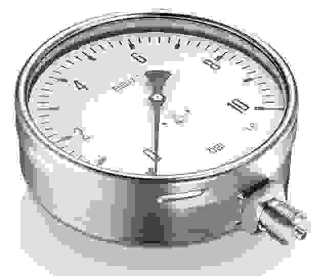 Manometer MEX8 für den Einsatz bei gasförmigen und flüssigen Medien.