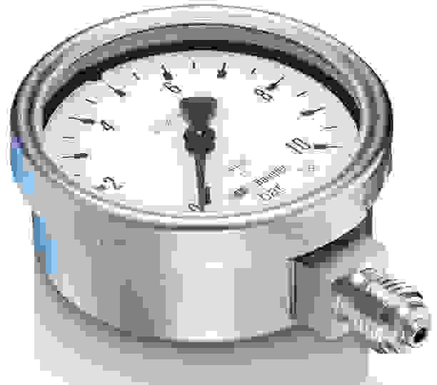 Industriemanometer MEX3 mit Dämpfungsflüssigkeit