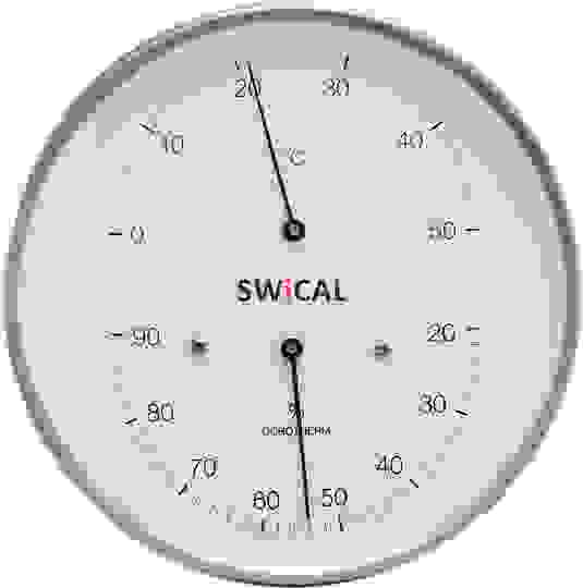 Thermo-Hygrometer aus Edelstahl