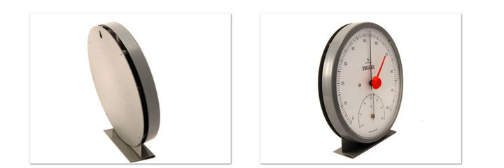 Mechanischer Klimamesser für die Wandmontage oder mit Ständer