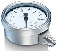 Rohrfeder Manometer MEX3 Industriemanometer MEX3 mit Dämpfungsflüssigkeit