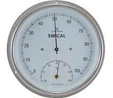 Thermo-Hygrometer 5110.99 S Mechanischer Klimamesser für die Wandmontage