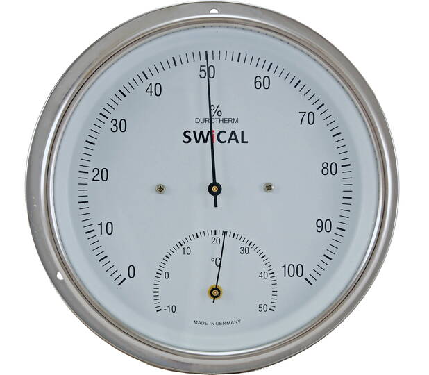 Thermo-hygromètre 5110.99 S Thermo-hygromètre mécanique pour montage mural