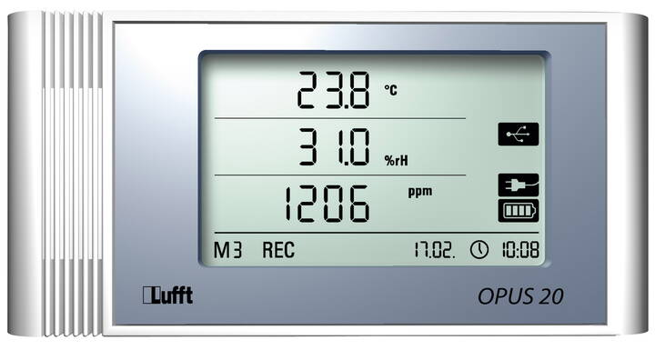 OPUS20 THIP Datalogger OPUS THIP - Enregistreur de données pour la pression barométrique, la température et l'humidité