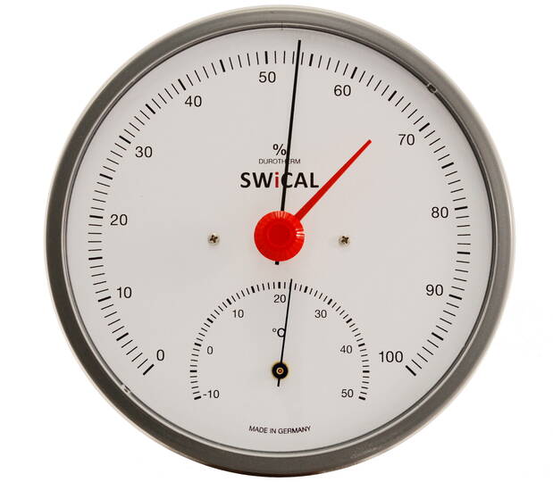 Thermo-Hygrometer 5098.00 S Mechanischer Klimamesser für die Wandmontage oder mit Ständer