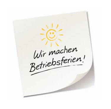 Betriebsferien Betriebsferien