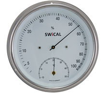 Thermo-Hygrometer 5110.98 S Mechanischer Klimamesser für die Wandmontage